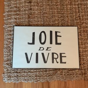 Joie De Vivre Print with Frame